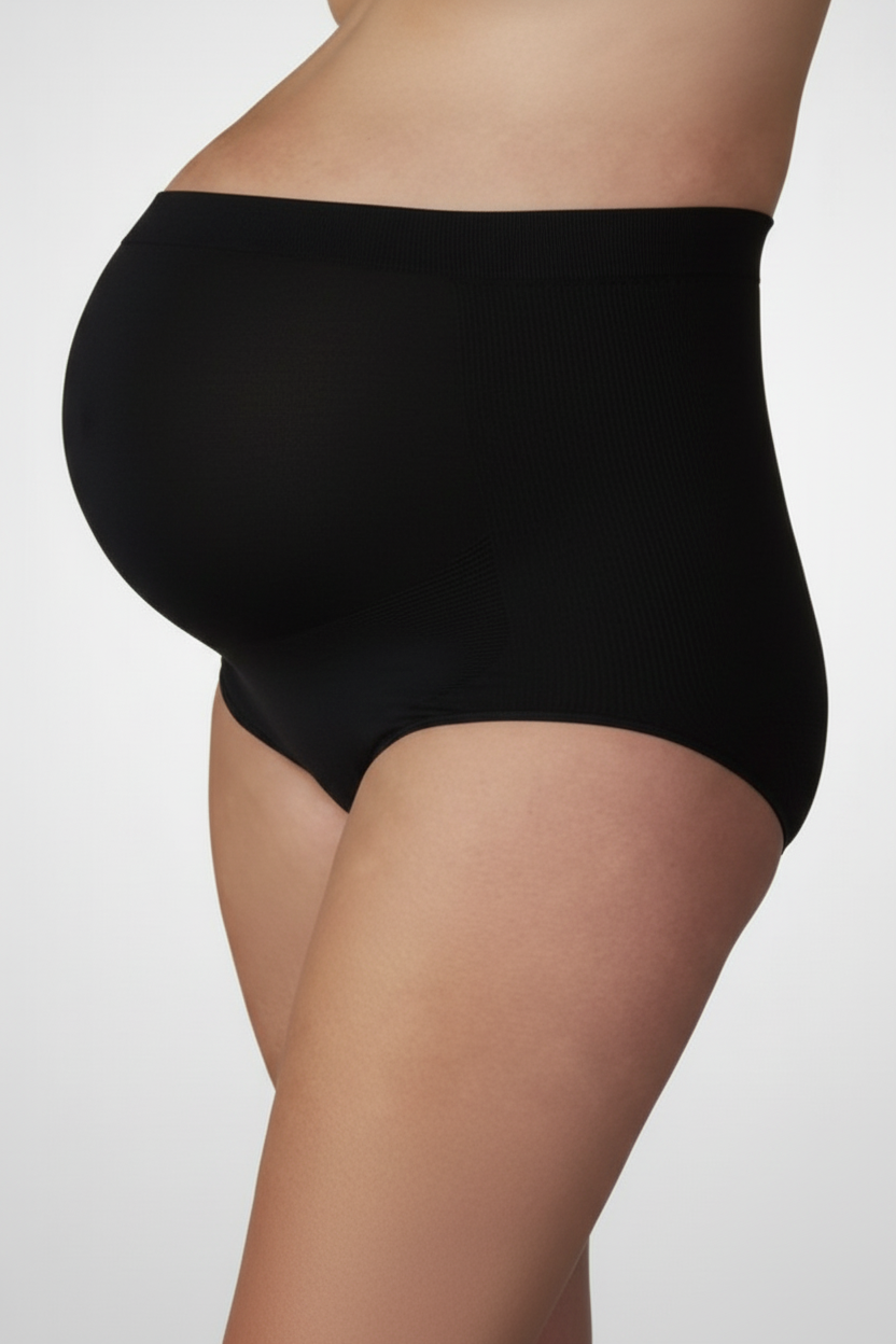 Black maternity compression underwear